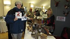 The final location was the winter gift fair at the village hall in Thornham