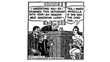 From a Wonder Woman newspaper strip published in March, 1945