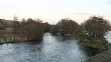 The view from the bridge on the border between Cavan and Fermanagh