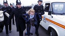 Photo circa 1983 Greenham Common