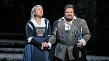 Annette Dasch as Eva and Johan Botha as Walther