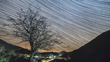 Star Trail in Snowdonia