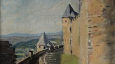 Sir Winston Spencer Churchill, Battlements in Carcassonne, 1930s