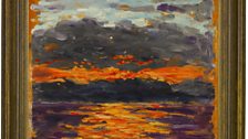 Sir Winston Spencer Churchill, Sunset over the Sea, Orange and Purple