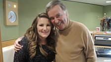 Sam Bailey with Sir Terry