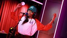 Little Simz in the 1Xtra Live Lounge