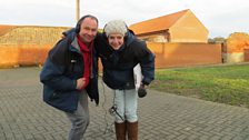 Navigator Ian and Kirsteen pose for the camera at this week's starting point