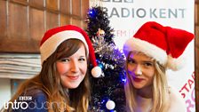 Abbie McCarthy and Florrie at 鶹ҳ Introducing in Kent's Christmas Party