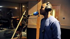 George The Poet in the 1Xtra Live Lounge