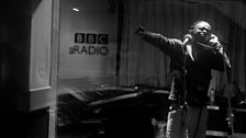 George The Poet in the 1Xtra Live Lounge