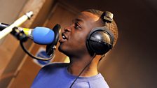 George The Poet in the 1Xtra Live Lounge