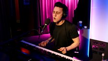 Zak Abel in the 1Xtra Live Lounge