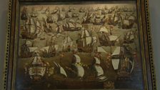 English Ships at the Spanish Armada (English School)