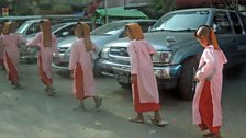 Following the faith through the streets of Yangon, also known as Rangoon