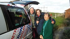 Ian, Kirsteen and Pam celebrate a win in the last Treasure Quest of 2014