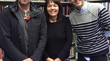 Christopher Eccleston with Kathy and Joe Allen