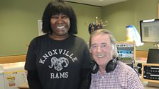 Joan Armatrading poses with our host