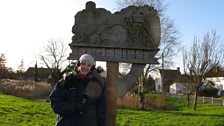 It was off to another village sign to find clue two