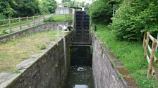 Refurbished lock at Fourteen Locks