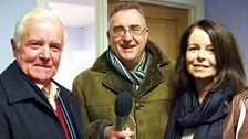 Jim Devenney, Liam and Jacqui Reed