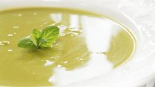 Wendy Paterson's pea and mint soup. Picture by Paul Johnston.