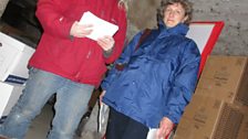 Poet Lesley Harrison and Artist Sarah Maclean in the old Packhouse now underneath Dundee's streets.jpg