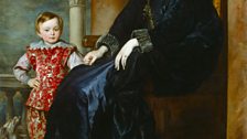 Sir Anthony Van Dyck - A Genoese Noblewoman and Her Son, c. 1626