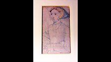 Portrait drawing of Jane Seymour by Hans Holbein