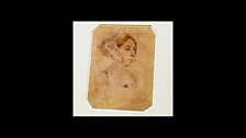 Portrait drawing of a Lady (formerly thought to be Anne Boleyn) by Hans Holbein