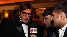 Raj and Pablo speaks to Mr Bachchan at IIFA Awards.