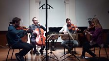 Heath Quartet performing at the Machynlleth Festival