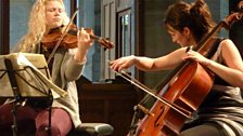 Members of the Cavaleri Quartet at the Presteigne Festival