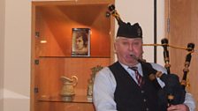 On the pipes for Burns Night