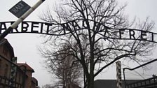 Main gate at Auschwitz I