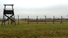 Watch tower at Auschwitz I