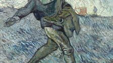 Vincent van Gogh: The sower (after Jean-François Millet), 1890, oil on canvas, 64 x 55 cm