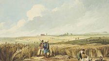 Denis Dighton, Distant View of La Belle Alliance, Field of Waterloo, 1815