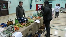 Sophie at the farmers' market in Long Stratton - but she got there just a minute or two too late!