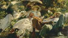 Group with Parasols by John Singer Sargent, c.1904–5