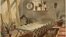 The Attic Bedroom,  watercolour c1931