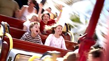 Stumbling across a funfair, he found himself asking if the sight of screams could best depict the idea of an 'image of sound'