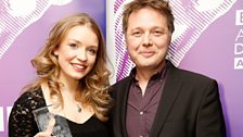 Jade Matthew won Best Debut Performance, presented by Shaun Dooley.