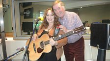 Gretchen Peters with Sir Terry