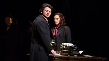 Vittorio Grigolo in the title role and Kate Lindsey as Nicklausse in Offenbach's "Les Contes d’Hoffmann."