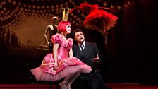 Erin Morley as Olympia and Vittorio Grigolo in the title role of Offenbach's "Les Contes d’Hoffmann."