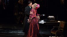 Vittorio Grigolo in the title role and Christine Rice as Giuletta in Offenbach's "Les Contes d’Hoffmann."