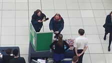 The treasure was at The Forum in Norwich, on a Young Enterprise stand run by students from Notre Dame school