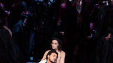 Vittorio Grigolo in the title role and Kate Lindsey as the Muse in Offenbach's "Les Contes d’Hoffmann."