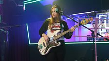 Charli XCX's bassist in the Live Lounge