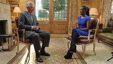 Diane Louise Jordan speaks to HRH The Prince of Wales